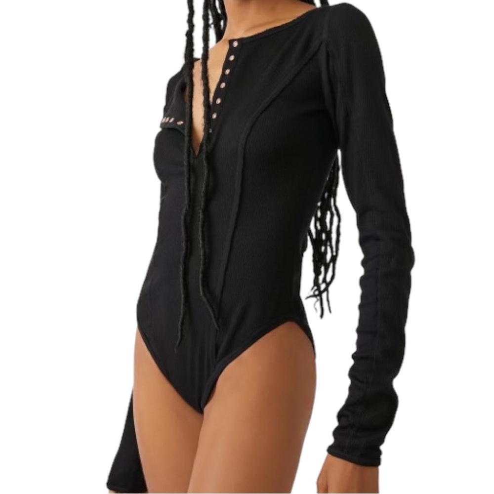 NWT Free People Sloane Bodysuit - Picture 2 of 10